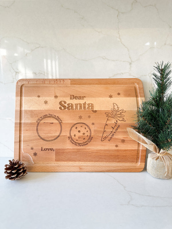Santa Treat Cutting Board