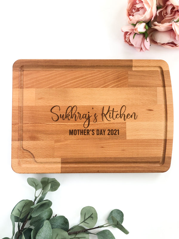 Mother's Day Engraved Cutting Board