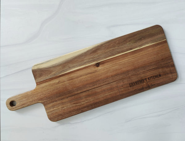 Grandma's Kitchen Engraved Charcuterie Board - Petals and Ivy Designs