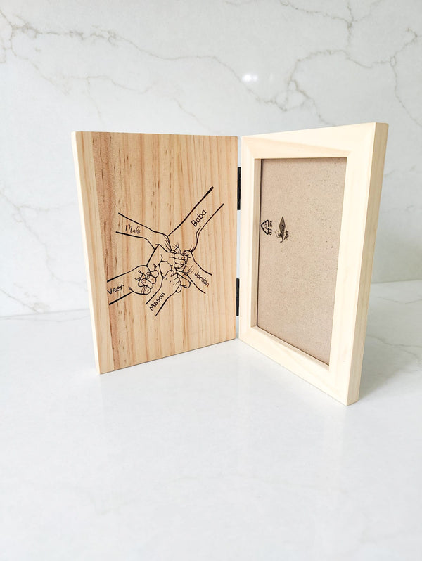 Grandpa's Hand Photo Frame Book