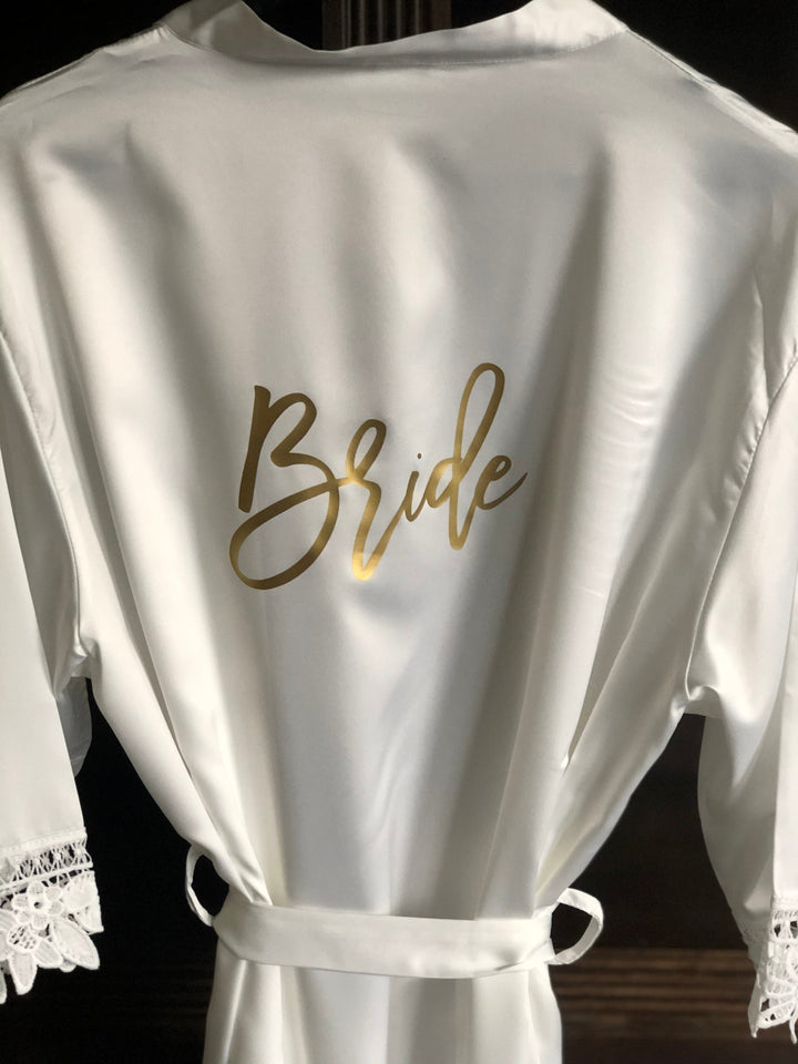 Bride Lace Robe - Petals and Ivy Designs