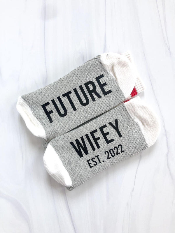 Future Wifey 2022 Socks - Petals and Ivy Designs