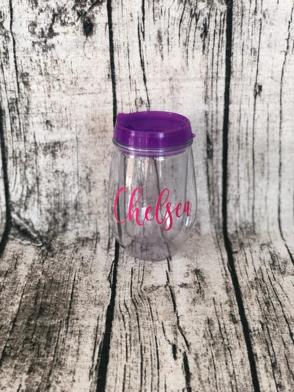 Personalized 10oz Acrylic Tumbler - Petals and Ivy Designs