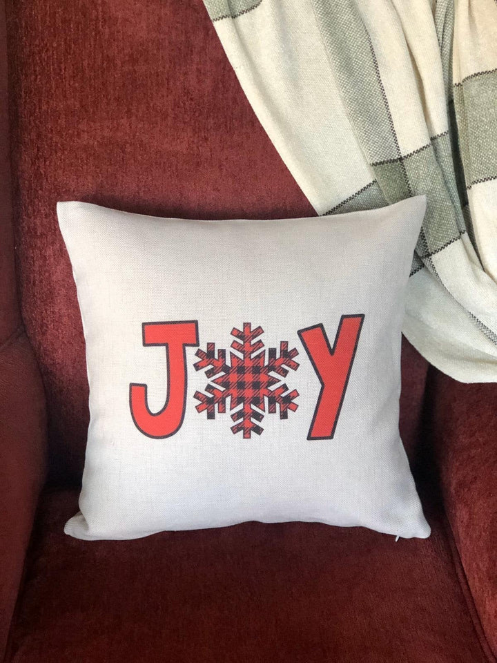 Joy Christmas Pillowcase - Petals and Ivy Designs