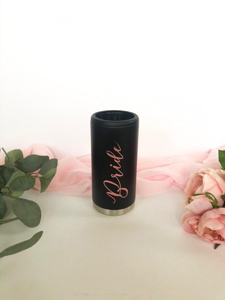 Personalized Can Cooler - Petals and Ivy Designs