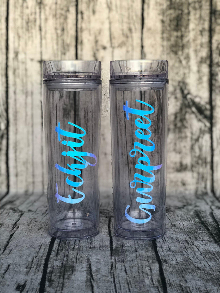 Personalized 16oz Acrylic Tumbler - Petals and Ivy Designs