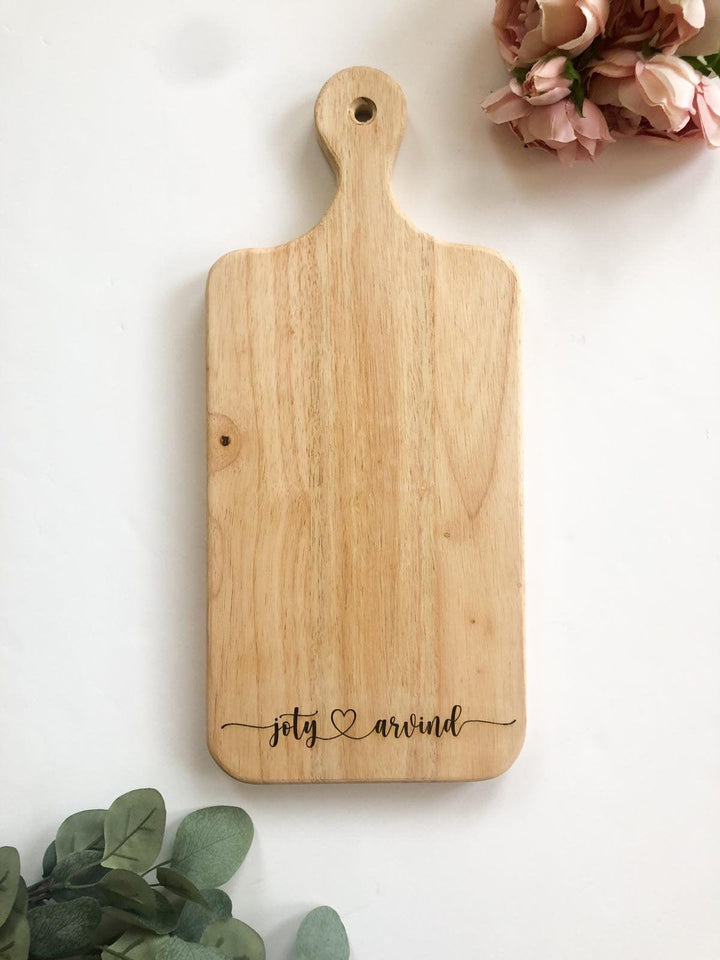 Sweetheart Engraved Charcuterie Board - Petals and Ivy Designs